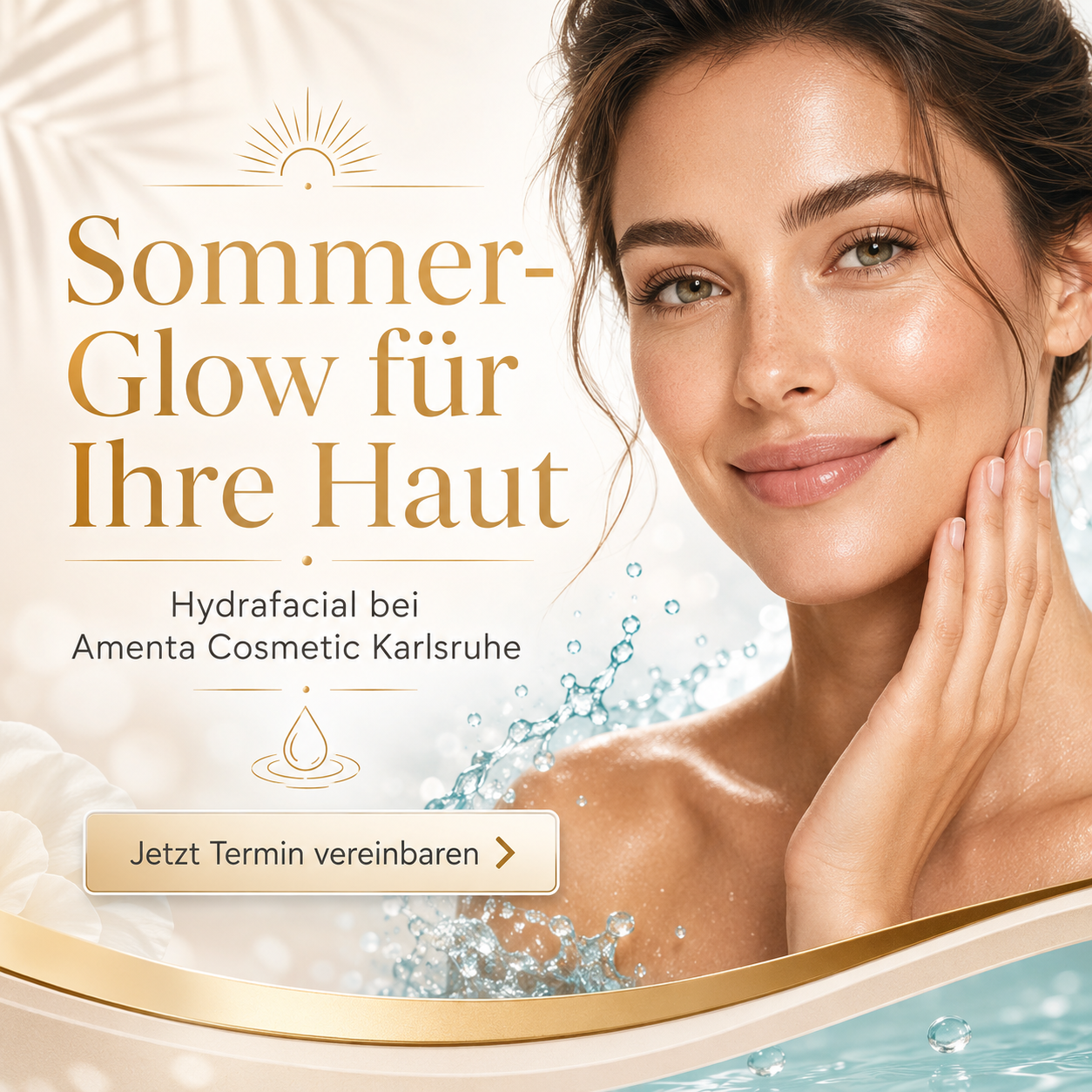 HydraFacial Karlsruhe – Amenta Cosmetic Gesichtsbehandlung mit Glow-Effekt
